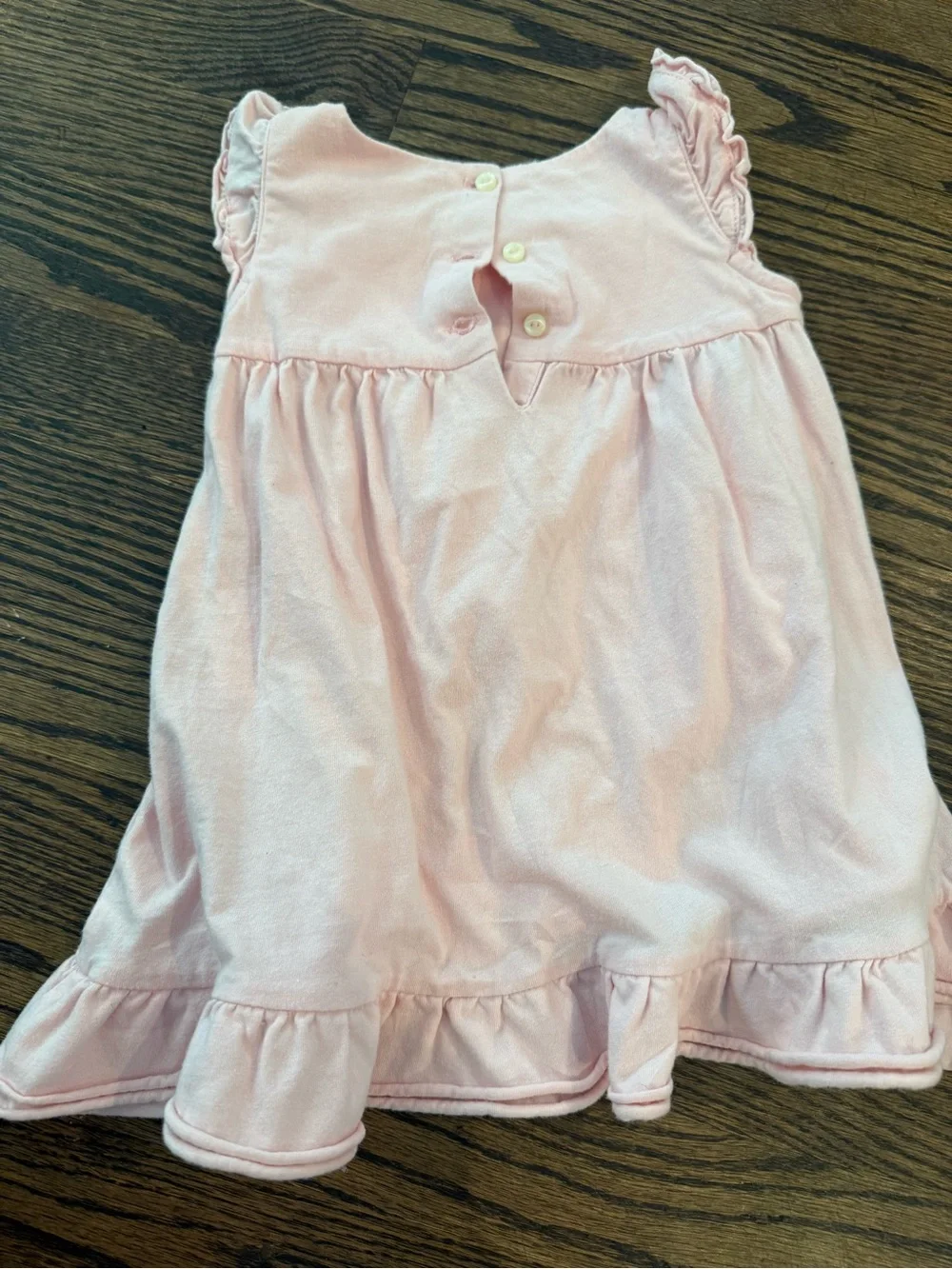 Ralph Lauren Light Pink Ruffle Tank Dress for Kids